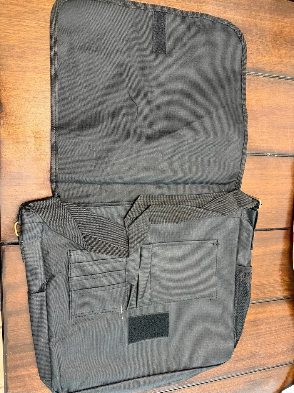 Liberty University Black & Brown Men's Laptop Messenger Bag